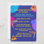 2026 Happy Purim Festival for All Ages 招待状 (裏面)