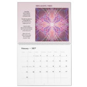 2026 Harmonic Visions Calendar カレンダー (2月 2027)