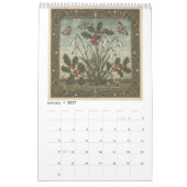 2026 Hoefnagel-Inspired Botanical  カレンダー (1月 2027)