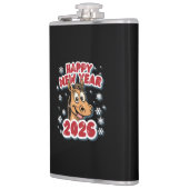 2026 Horse Zodiac Sign New Year Celebration. フラスク (左)