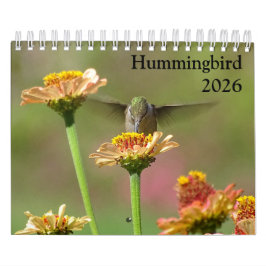 2026 Hummingbird Calendar カレンダー