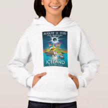 2026 Iceland eclipse - hoodie for kids