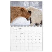 2026 Icelandic Horse Calendar カレンダー (2月 2027)