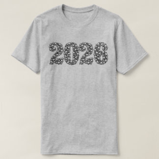 2026 in Skulls T-Shirt Tシャツ