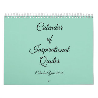 2026 Inspirational Quote Wall Calendar カレンダー