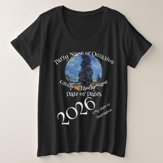 2026 Invitation Family Birthday Party Ship Magnet プラスサイズTシャツ (デザイン正面)