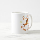 2026 Is My Year Cute Year of the Horse コーヒーマグカップ (正面右)