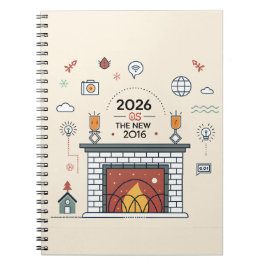 2026 Is The New 2016 デジタルカルチャーベクター ノートブック