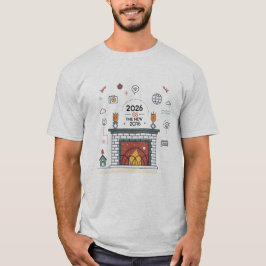 2026 Is The New 2016 デジタルカルチャーベクター Tシャツ