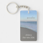 2026 is the new 2016 Beach with Name キーホルダー (正面)