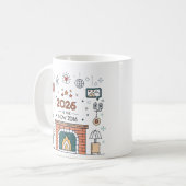 2026 Is The New 2016 Cozy Culture Vector コーヒーマグカップ (正面左)