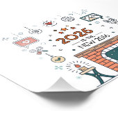 2026 Is The New 2016 Cozy Culture Vector フォトプリント (角)