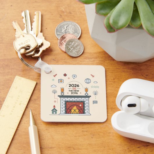 2026 Is The New 2016 Digital Culture Vector キーホルダー (デスク)