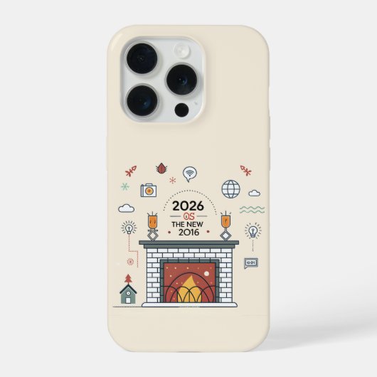 2026 Is The New 2016 Digital Culture Vector iPhoneケース (裏面)