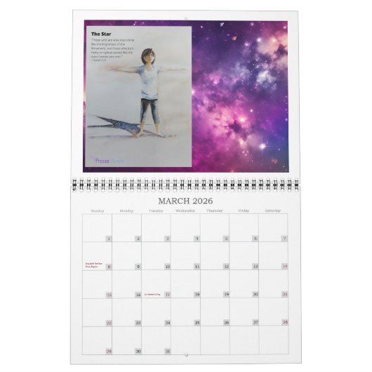 2026 is the year of breaking through. カレンダー (3月 2026)