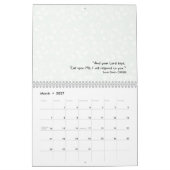2026 Islamic Calendar with Quran Quotes カレンダー (3月 2027)