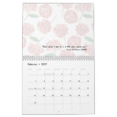 2026 Islamic Calendar with Quran Quotes カレンダー (2月 2027)
