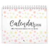 2026 Islamic Calendar with Quran Quotes (small) カレンダー (カバー)