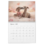 2026 Italian Greyhound Wall Calendar  カレンダー (2月 2027)
