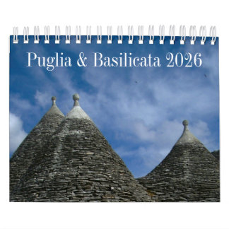 2026 Italy calendar - Puglia & Basilicata カレンダー