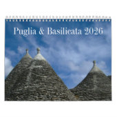 2026 Italy calendar - Puglia & Basilicata - Medium カレンダー (カバー)