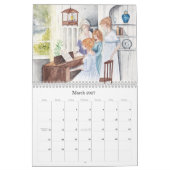 2026 Jane Austen Watercolor Calendar カレンダー (3月 2027)