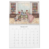 2026 Jane Austen Watercolor Calendar カレンダー (1月 2027)