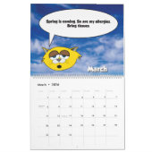 2026 Jerry The Cat Calendar カレンダー (3月 2026)