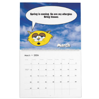 2026 Jerry The Cat Calendar カレンダー