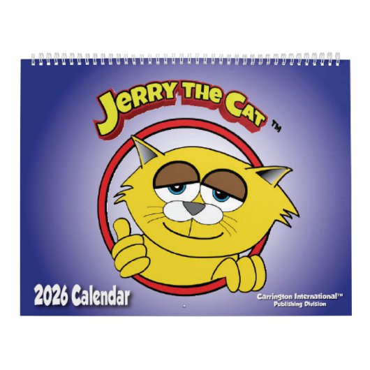 2026 Jerry The Cat Calendar カレンダー (カバー)
