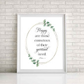 2026 JW Year Text Matthew 5:3 ポスター