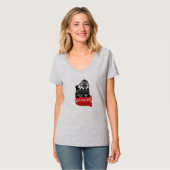 2026 Keeshond National Women's V-Neck Tシャツ (正面フル)
