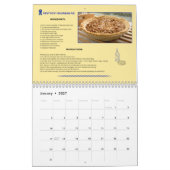 2026 Kentucky Desserts 12 Month Calendar カレンダー (1月 2027)