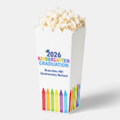 2026 Kindergarten Graduation Custom Party Popcorn フェイバーボックス (はじけた状態)