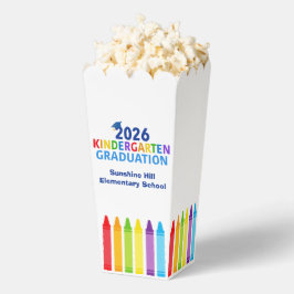 2026 Kindergarten Graduation Custom Party Popcorn フェイバーボックス