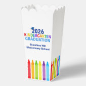 2026 Kindergarten Graduation Custom Party Popcorn フェイバーボックス (正面)