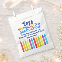 2026 Kindergarten Graduation Custom School Party フェイバーバッグ