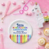 2026 Kindergarten Graduation Custom School Party ペーパープレート (パーティー)