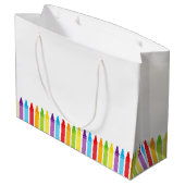 2026 Kindergarten Graduation Custom School Party ラージペーパーバッグ (裏面アングル)