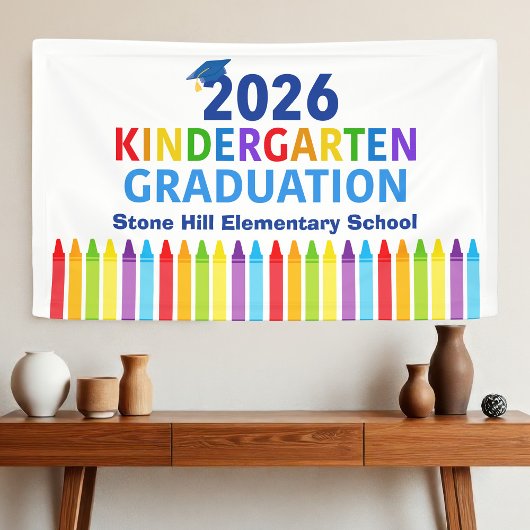2026 Kindergarten Graduation Elementary School 横断幕