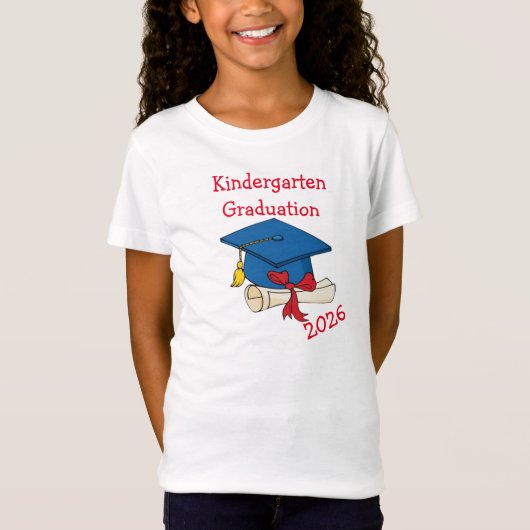 2026 Kindergarten Graduation Tee Shirt Tシャツ (正面)