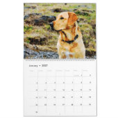 2026 Labrador Retriever Dog Owners Lovers Gift カレンダー (1月 2027)