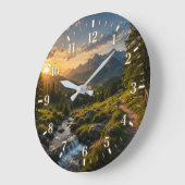 2026 Landscape Clock ラージ壁時計 (傾斜)