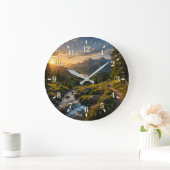 2026 Landscape Clock ラージ壁時計 (ホーム)