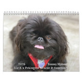 2026 Liz E.'s Pekingese Calendar カレンダー (カバー)