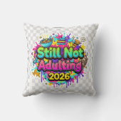 2026 Loading... Progress Bar Sticker クッション (裏面)