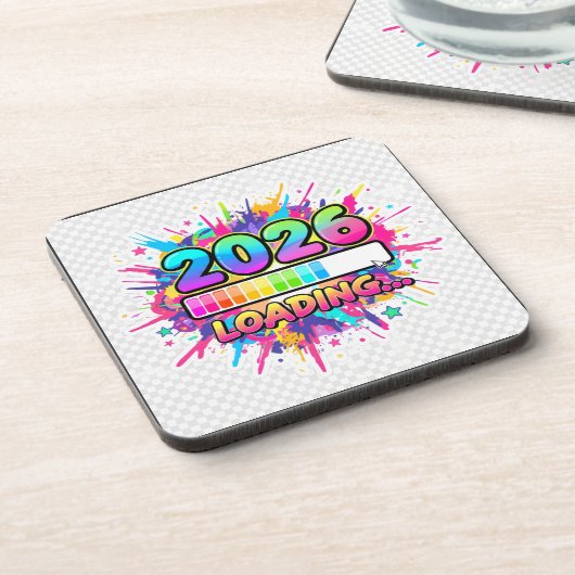2026 Loading... Progress Bar Sticker コースター (左側)