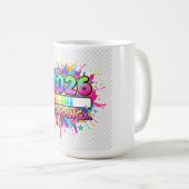 2026 Loading... Progress Bar Sticker コーヒーマグカップ (正面右)