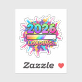 2026 Loading... Progress Bar Sticker シール (シート)