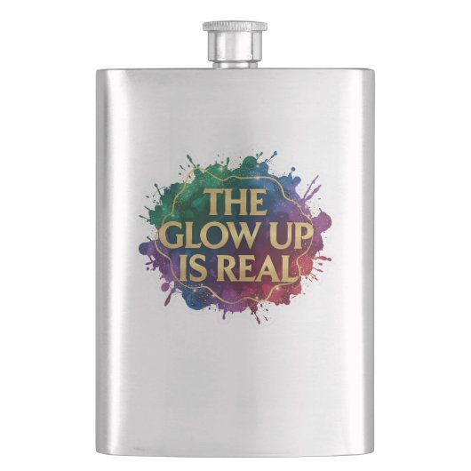 2026 Loading... Progress Bar Sticker フラスク (正面)